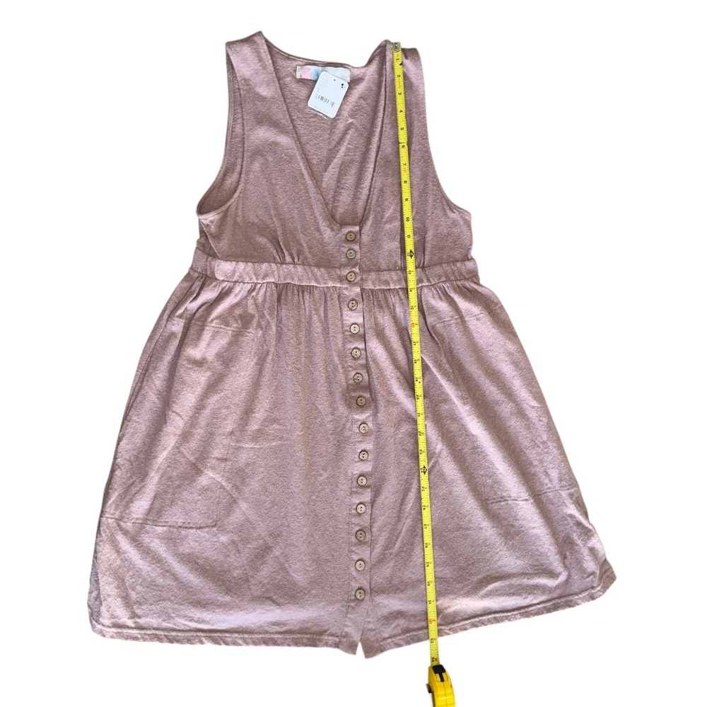 NWT Free People Summertime Mini Dress Gloomy Lavender Womens Size L - Picture 5 of 9